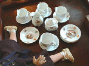 Robinson Crusoe Doll/Child Victorian Tea Set
